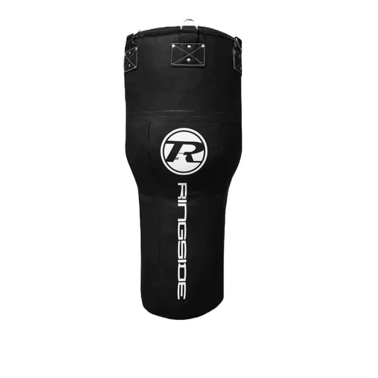 Black/White Ringside G1 Synthetic Leather Mirage Angle Punch Bag