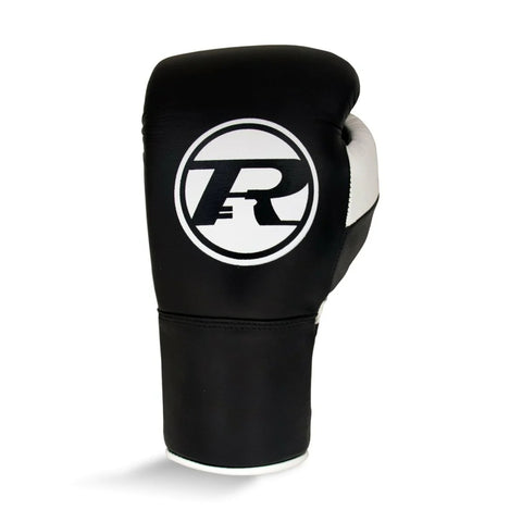 Black/White Ringside Pro Contest Boxing Gloves