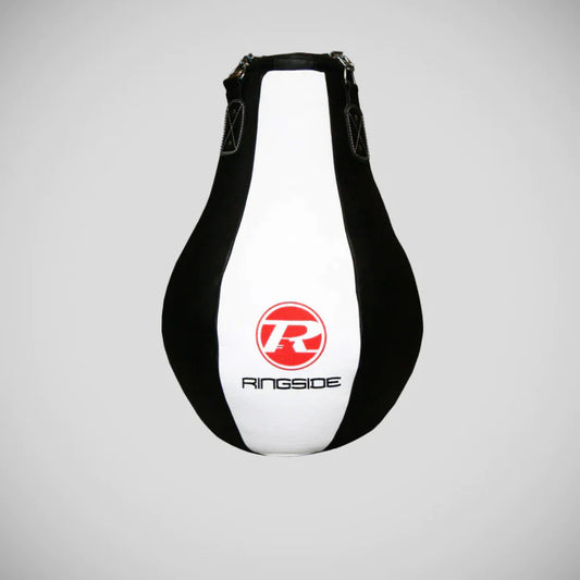 Black/White Ringside Synthetic Leather Maize Punch Bag
