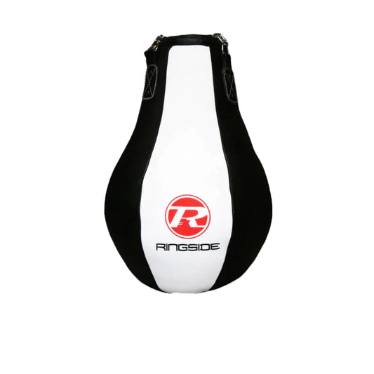Black/White Ringside Synthetic Leather Maize Punch Bag