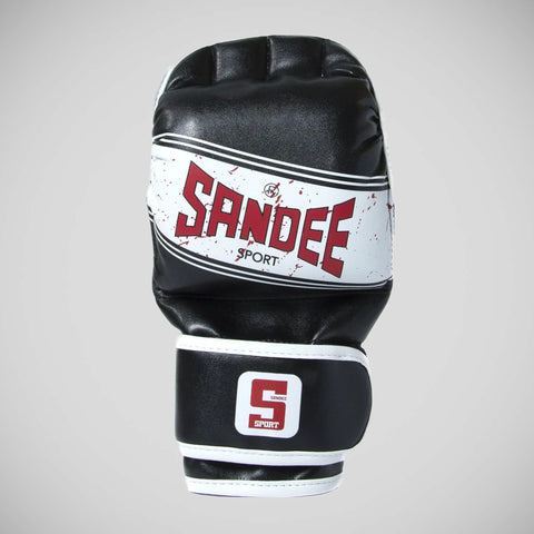 Black/White Sandee Sport MMA Sparring Gloves