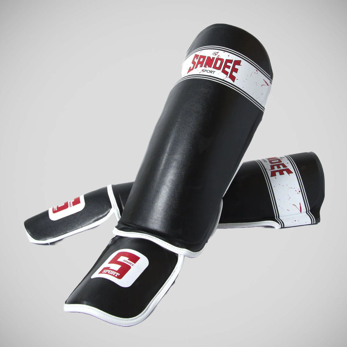 Sandee Sport Slim Shinguard Black/White