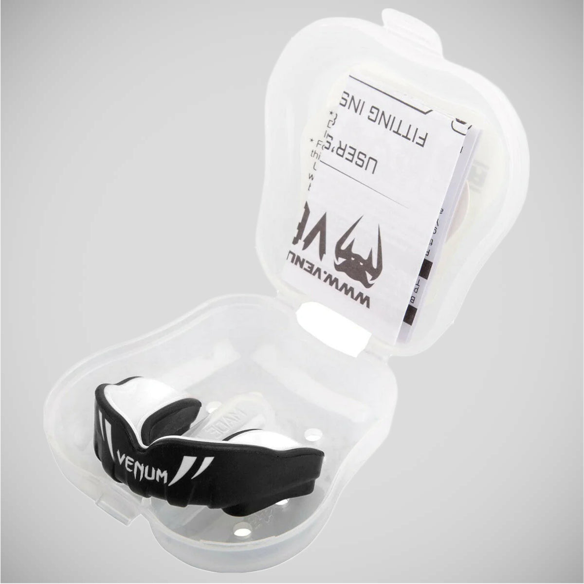 Venum Challenger Kids Mouth Guard Black/White