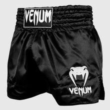 Black/White Venum Classic Muay Thai Shorts