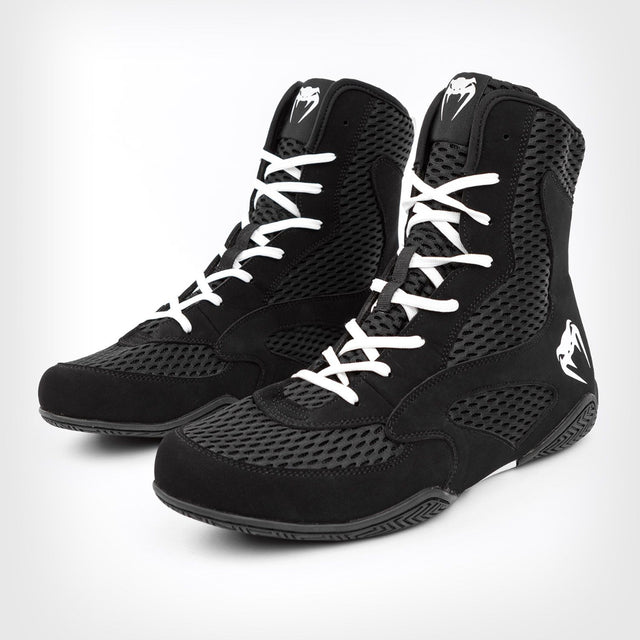 Black/White Venum Contender Boxing Shoes   