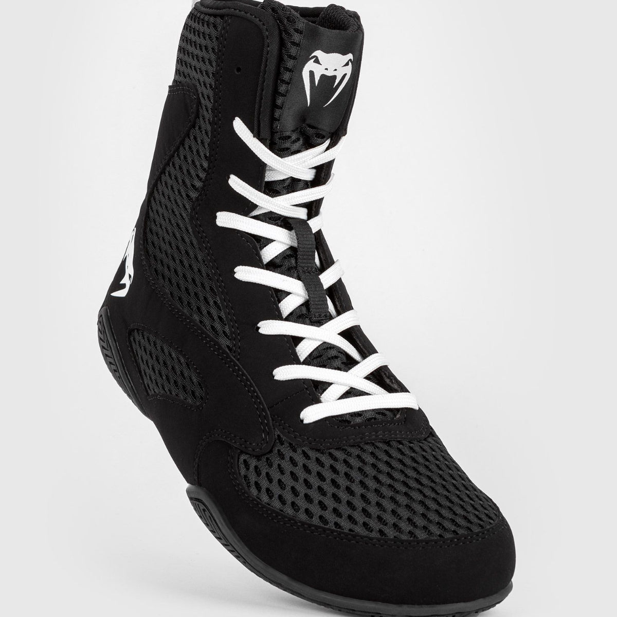 Black/White Venum Contender Boxing Shoes   