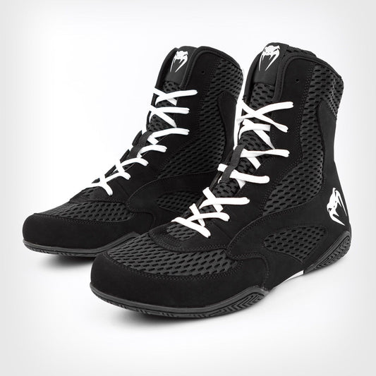 Black/White Venum Contender Boxing Shoes