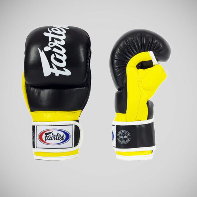 Fairtex FGV18 Super MMA Sparring Gloves Black/Yellow
