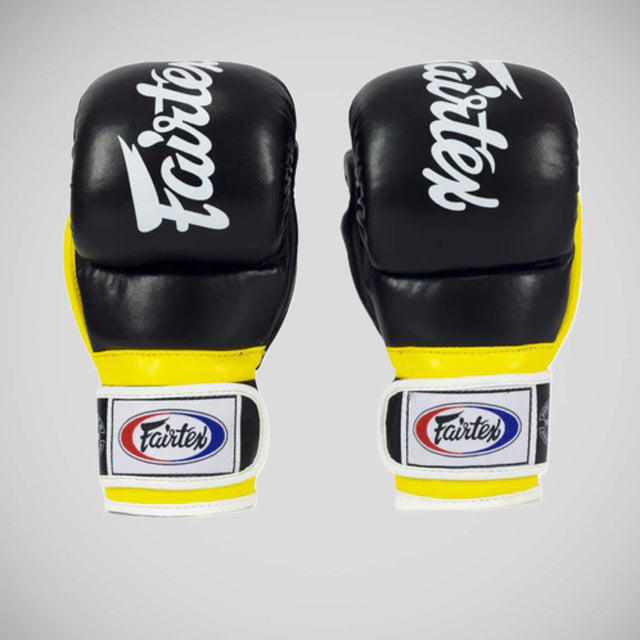 Fairtex FGV18 Super MMA Sparring Gloves Black/Yellow