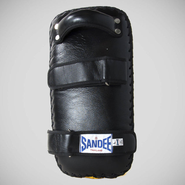 Sandee Extra Thick Flat Thai Kick Pads Black/Yellow
