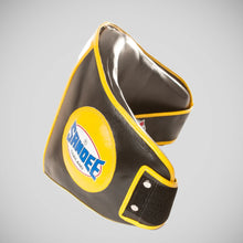 Black/Yellow Sandee Leather Authentic Belly Pad