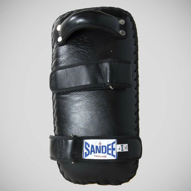 Sandee Leather Authentic Large Flat Thai Pads Black/Yellow