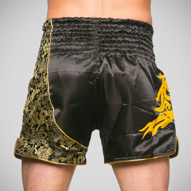 Sandee Unbreakable Thai Shorts Black/Yellow