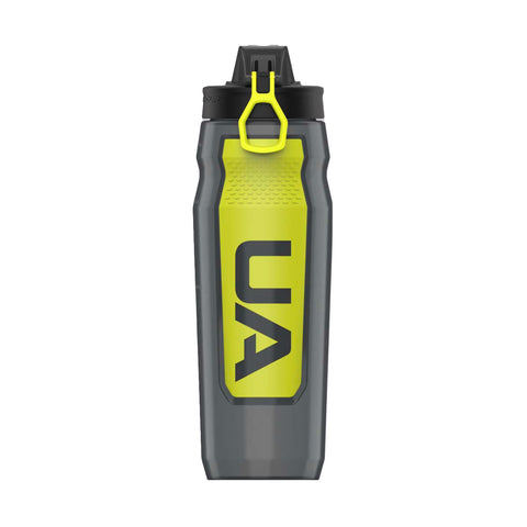 Black/Yellow Under Armour Playmaker Squeeze 950ml Sports Bottle