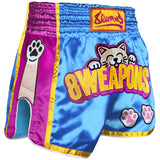 8 Weapons Meow Thai Muay Thai Shorts Blue
