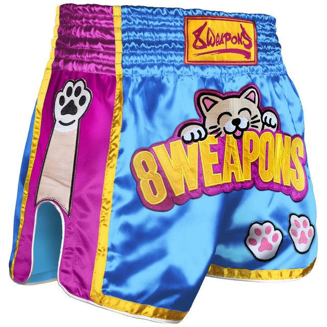 8 Weapons Meow Thai Muay Thai Shorts Blue