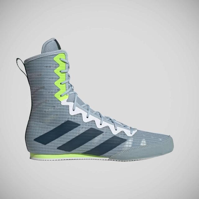 Blue Adidas Box Hog 4 Boxing Boots   