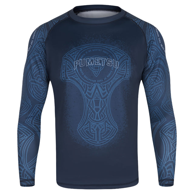 Fumetsu Mjolnir Long Sleeve Rash Guard Blue/Black