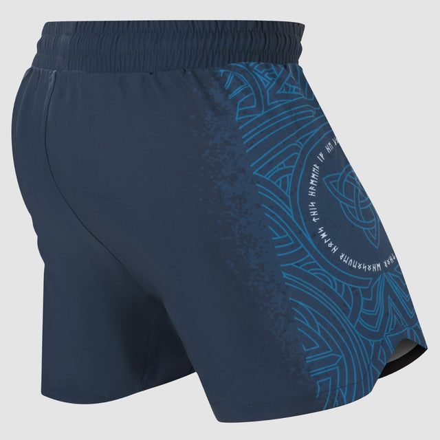 Fumetsu Mjolnir V-Lite Fight Shorts Blue/Black
