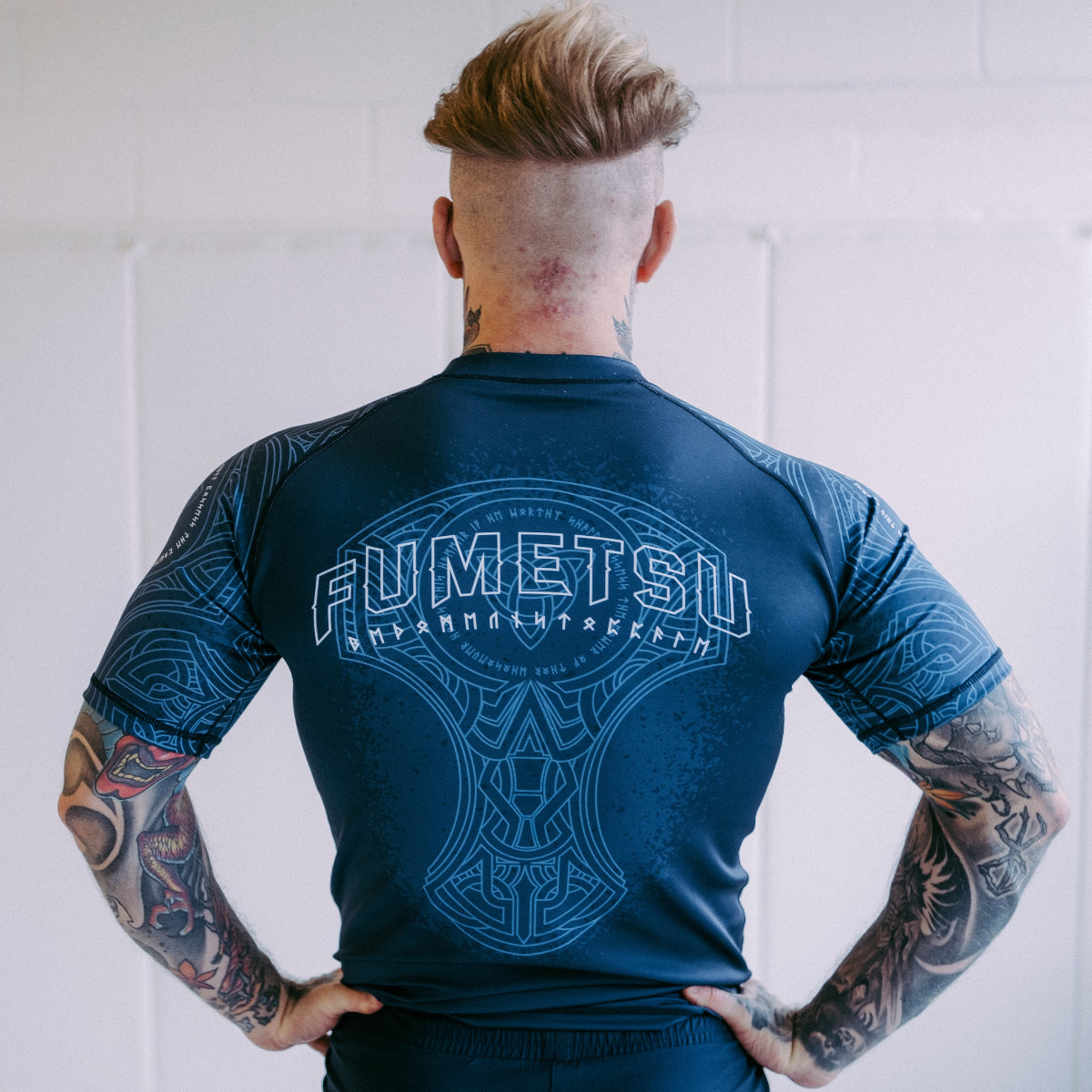 Fumetsu Mjolnir с коротким рукавом с коротким рукавом Spearge Blue/Black