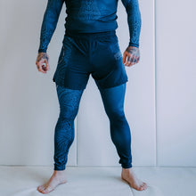 Blue/Black Fumetsu Mjolnir V-Lite Fight Shorts