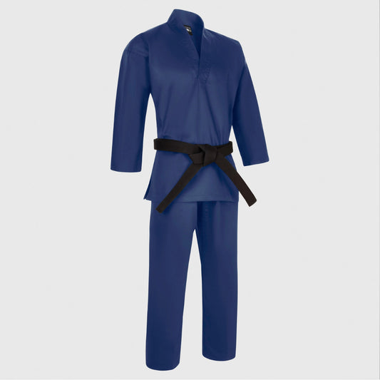 Blue Bytomic Red Label V-Neck Kids Martial Arts Uniform