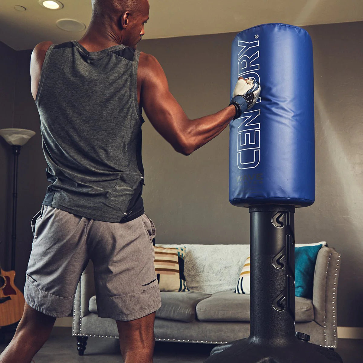 Blue Century Original Wavemaster Freestanding Punch Bag   