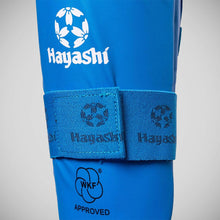 Blue Hayashi WKF Approved Karate Shin-Instep Guard