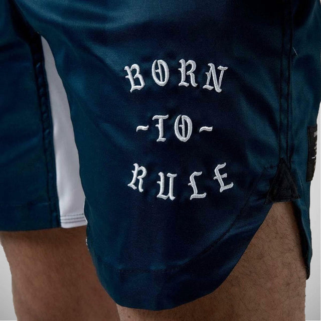 Kingz Born To Rule Grappling Shorts Blue