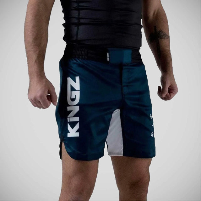 Kingz Born To Rule Grappling Shorts Blue