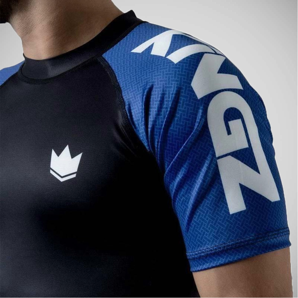 Kingz rangierte Performance Kurzärmelichtspulenblau Blau