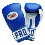 Pro-Box Pu Club Essentials Senior Sparring Handschuhe Blau/Weiß