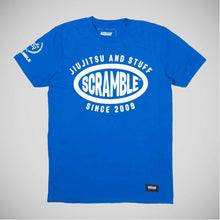 Blue Scramble Jiu Jitsu and Stuff Surf T-Shirt