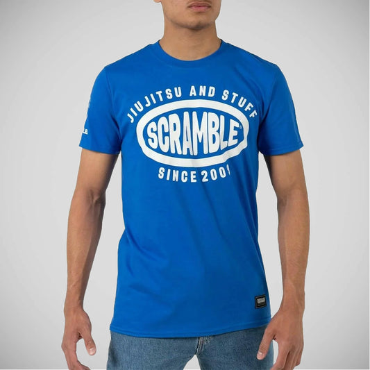 Blue Scramble Jiu Jitsu and Stuff Surf T-Shirt