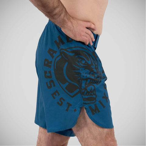 Blue Scramble Panthro Grappling Shorts