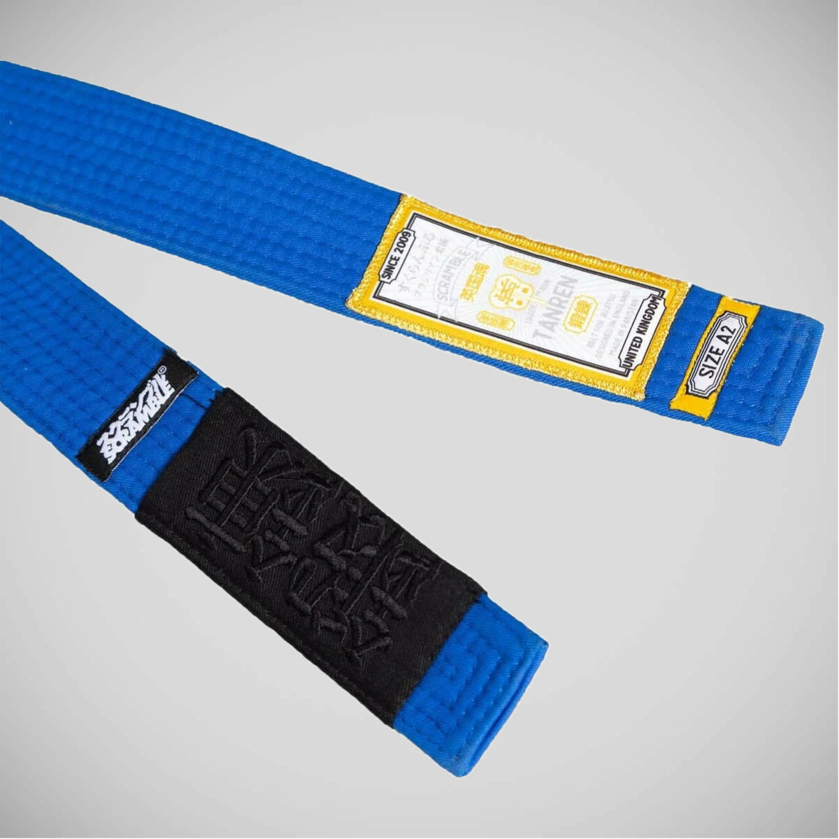 Blue Scramble Tanren V4 BJJ Belt   