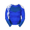 Hyperfly Supreme Edge rangierte Long Sleeve Rash Guard Blau