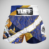 Tuff Sport MS651 Majestic Crane Muay Thai Shorts Blue