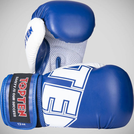 Blue Top Ten NK3 Boxing Gloves