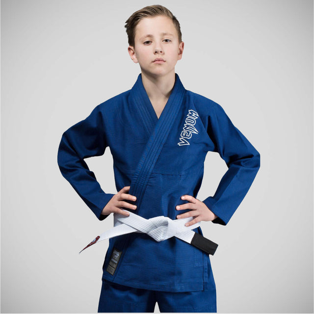 Blue Venum Contender Kids BJJ Gi   