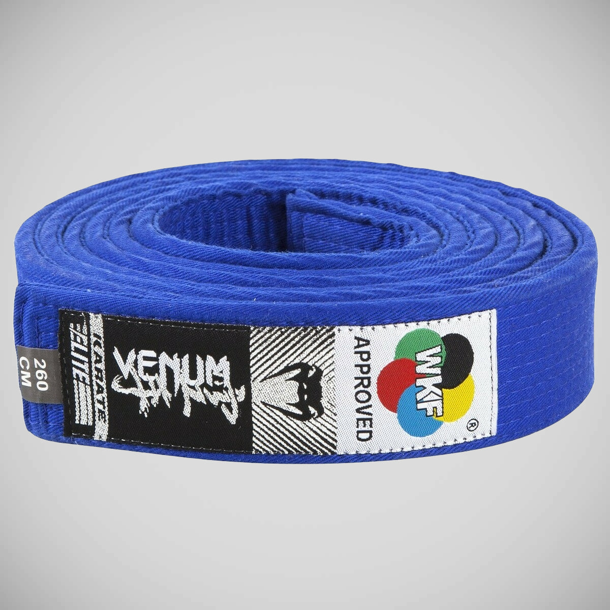 Blue Venum WKF Approved Karate Belt   