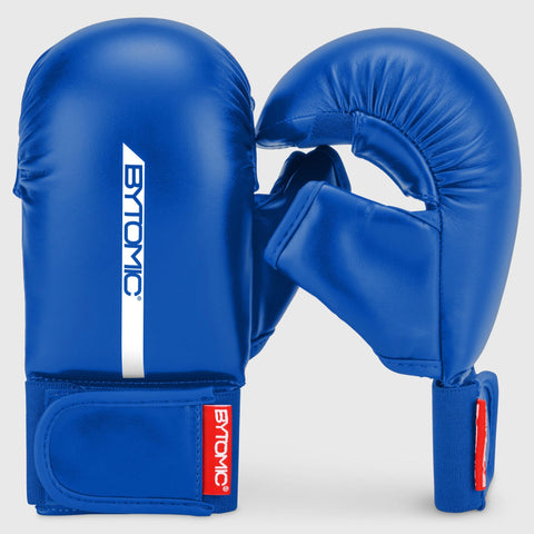 Blue/White Bytomic Red Label Karate Mitt with Thumb
