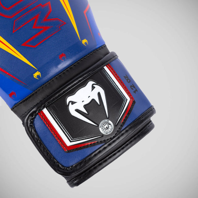 Venum Elite Evo Boxing Gloves Blue/Yellow