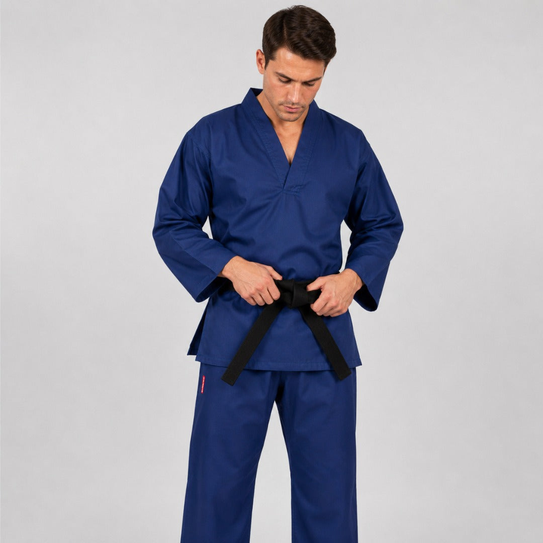 Bytomic Red Label V-Neck Adult Martial Arts Uniform Blue