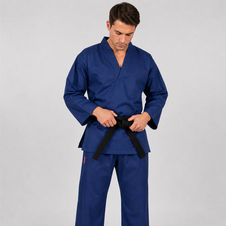 Bytomic Red Label V-Neck Adult Martial Arts Uniform Blue