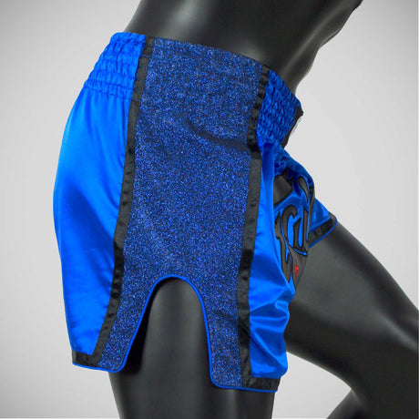 Fairtex BS1702 Slim Cut Muay Thai Shorts Blau