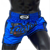 Fairtex BS1702 İnce Cut Muay Thai Şort Mavi