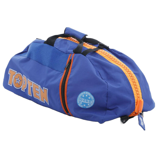 Blue/Orange Top Ten WAKO Convertible Sports Bag-Backpack