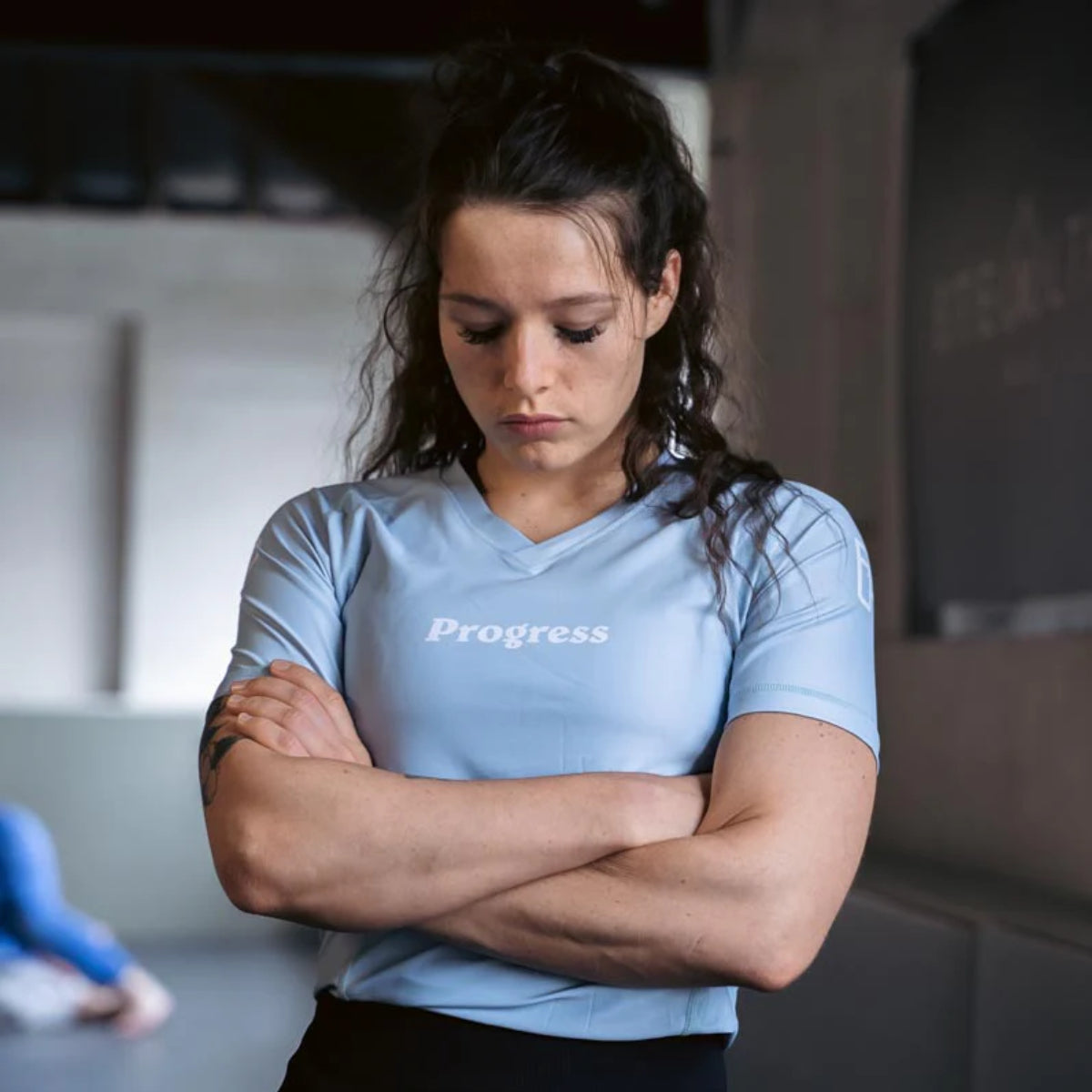 Progress Academy+ Women's Rash Guard Blue