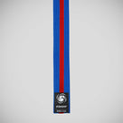 Bytomic Striped Polycotton Martial Arts Belt Pack of 10 Blue/Red